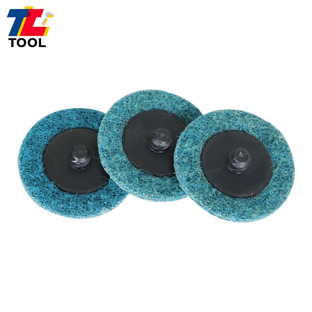 50Pcs 2" Fine Surface Conditioning Discs Roll Lock Grinder Sanding Pads