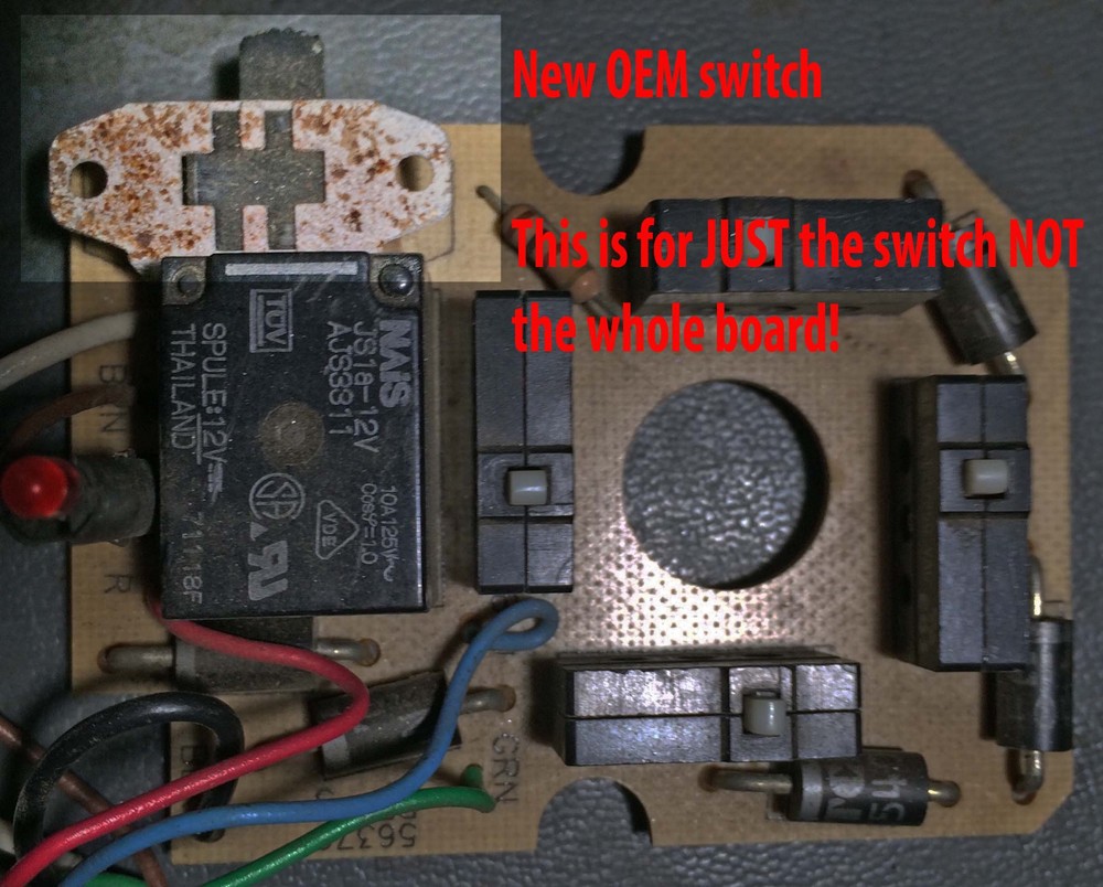 Switch Replacement Part for Joystick BOARD for Fisher Western plow controller