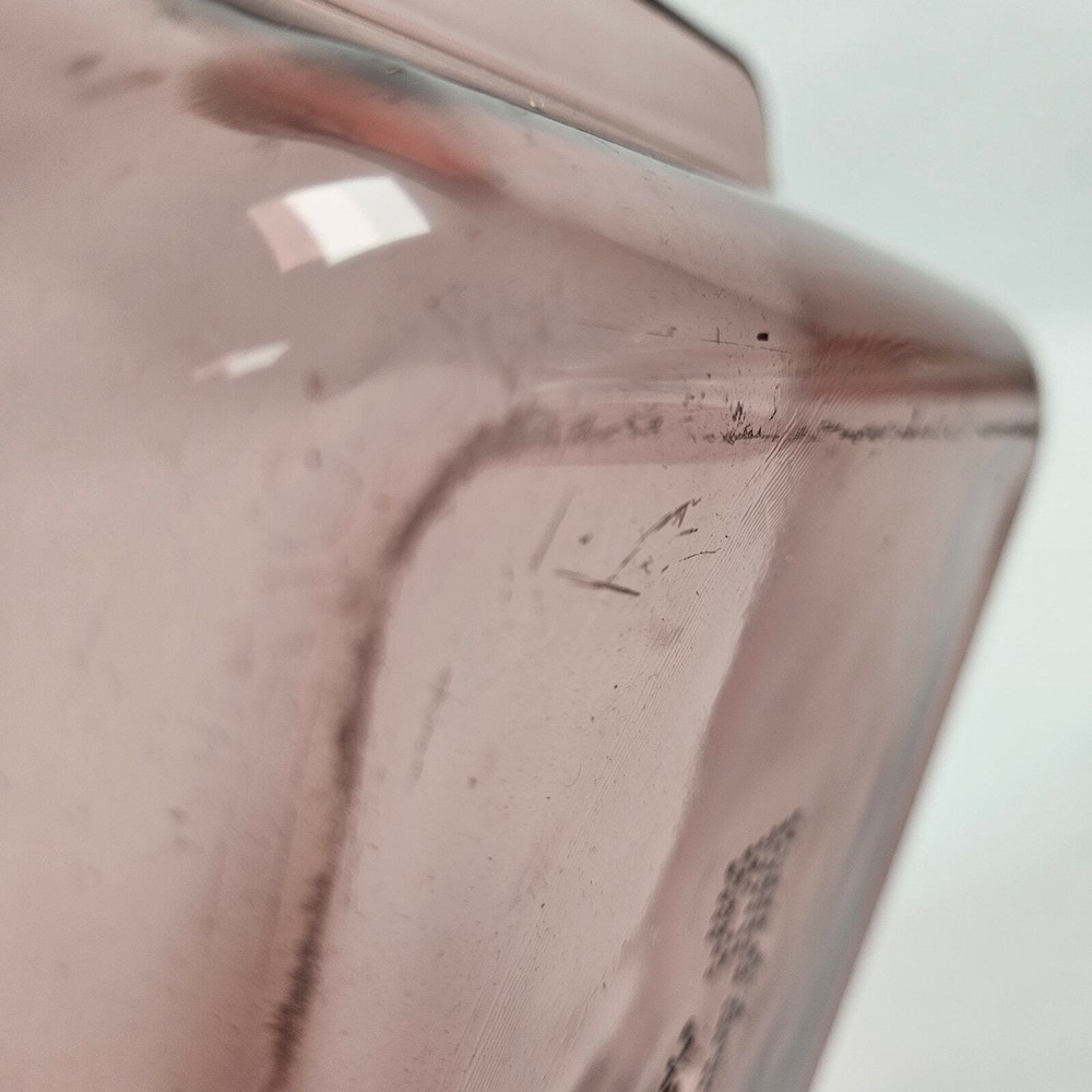 Pyrex Vintage 8 Inch Cranberry Baking Dish