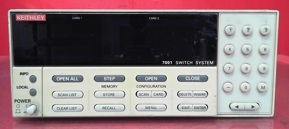 Keithley 7001 0571728 80-Channel Switch System Mainframe
