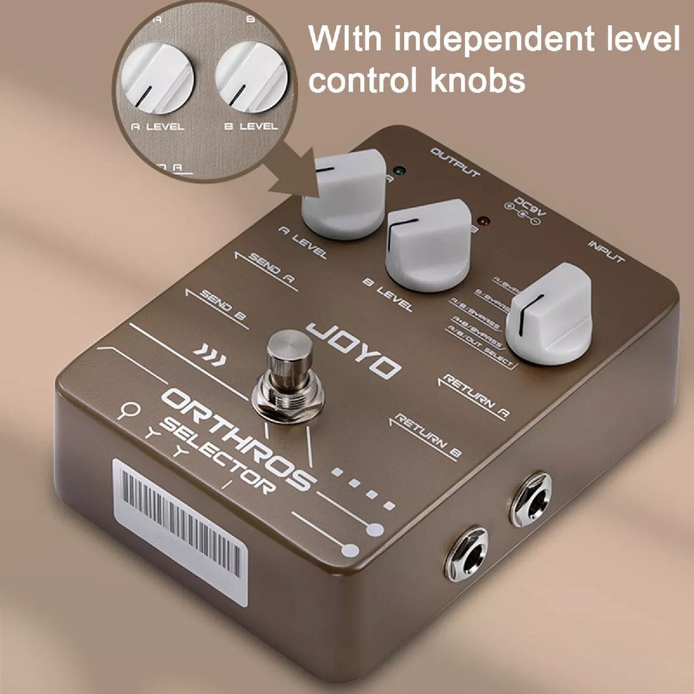 JOYO JF-24 ORTHOS Loop Guitar Effect Pedal 6 Looping Modes 2 Line Loop Selector