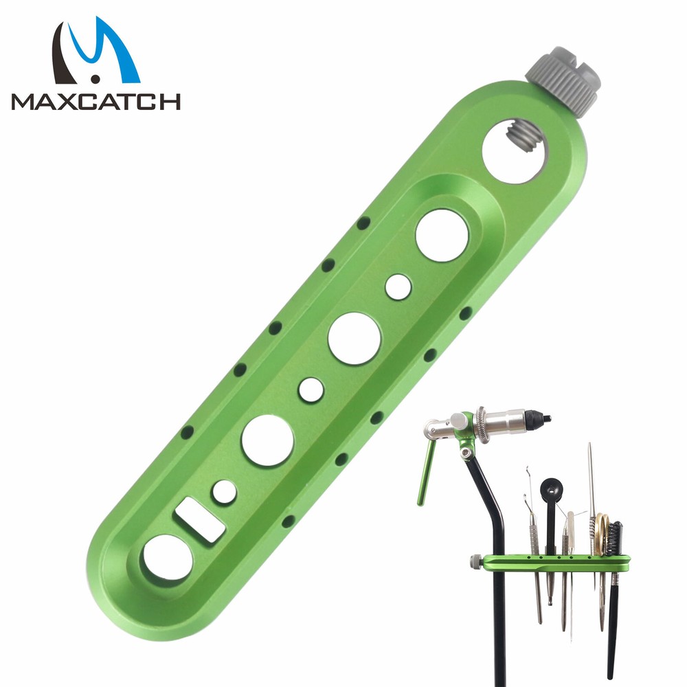Maxcatch Fly Tying Vise Tool Bar Attachment Adjustable Caddy holder Organizer