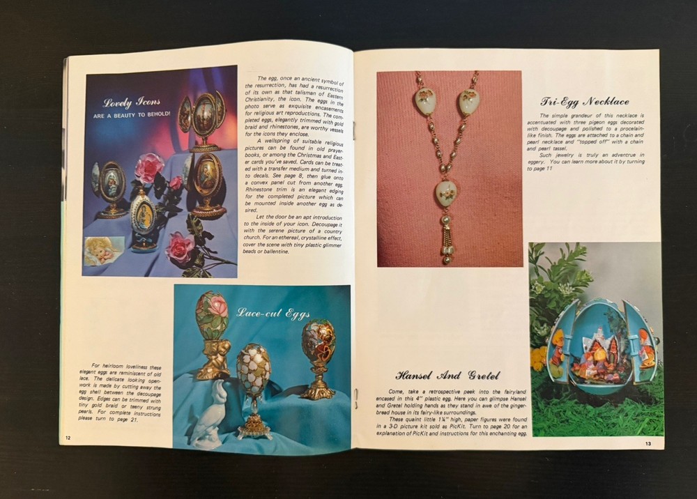 Egg-citing Ideas: A Craft-Course Book Vintage Eggery Egg Decorating