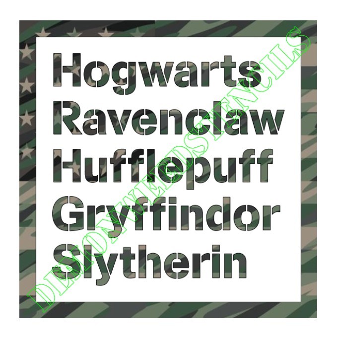 6"x6" Clear Plastic Stencil - Magic Words (SX120) (.007")