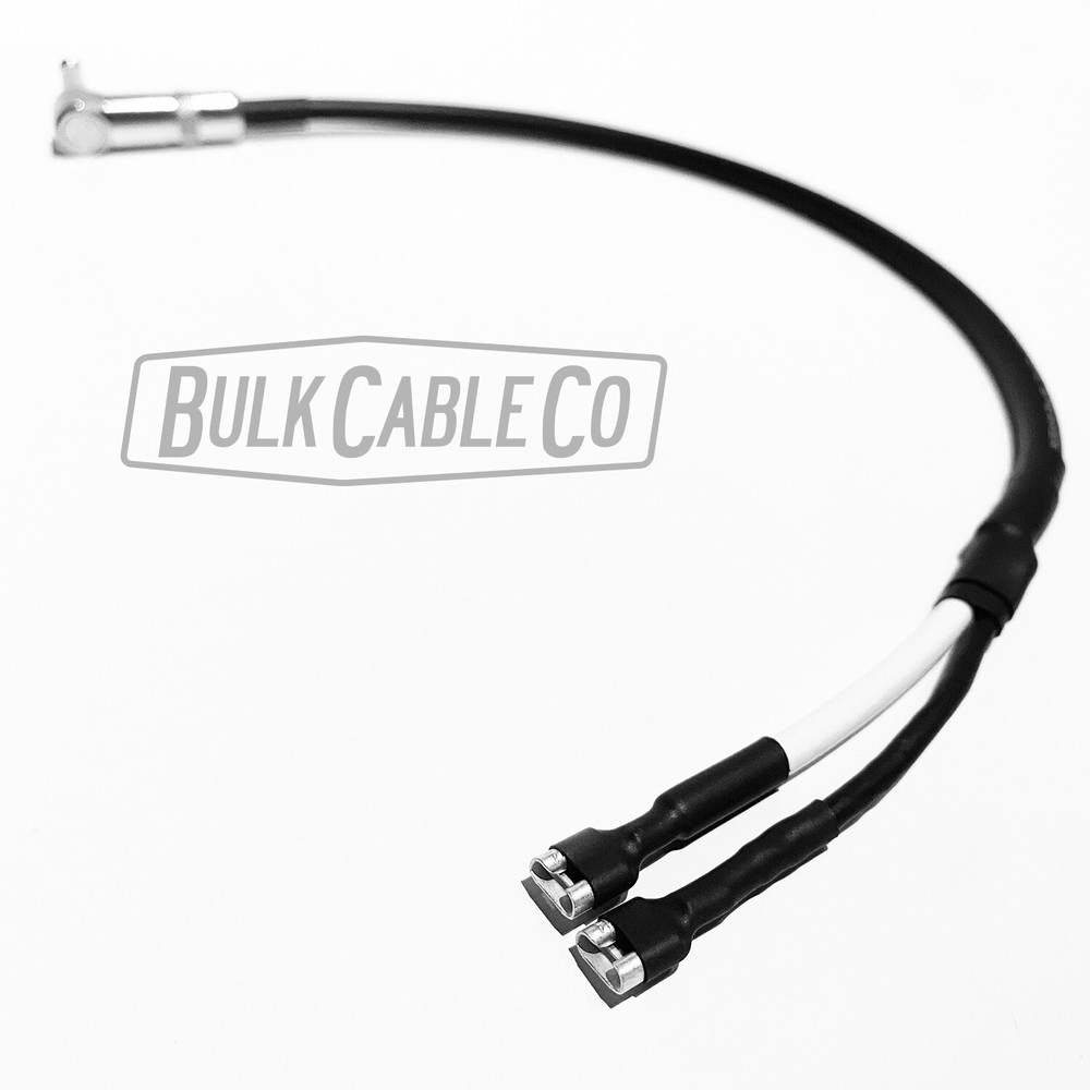 12" - Mogami 3082 Combo Amp Speaker Cable - Switchcraft Right Angle / Spade