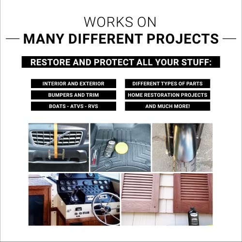 Plastic Restorer | Bring Plastic, Rubber, and Vinyl Back to Life! | User