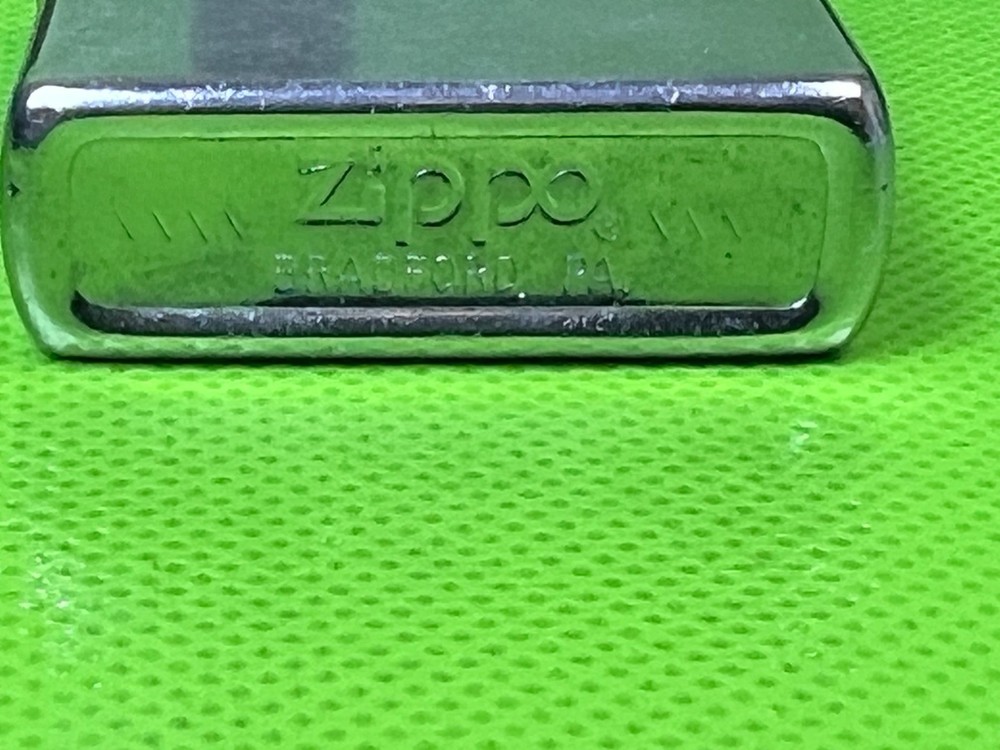 Vintage Zippo Lighter Bradford USA Silver