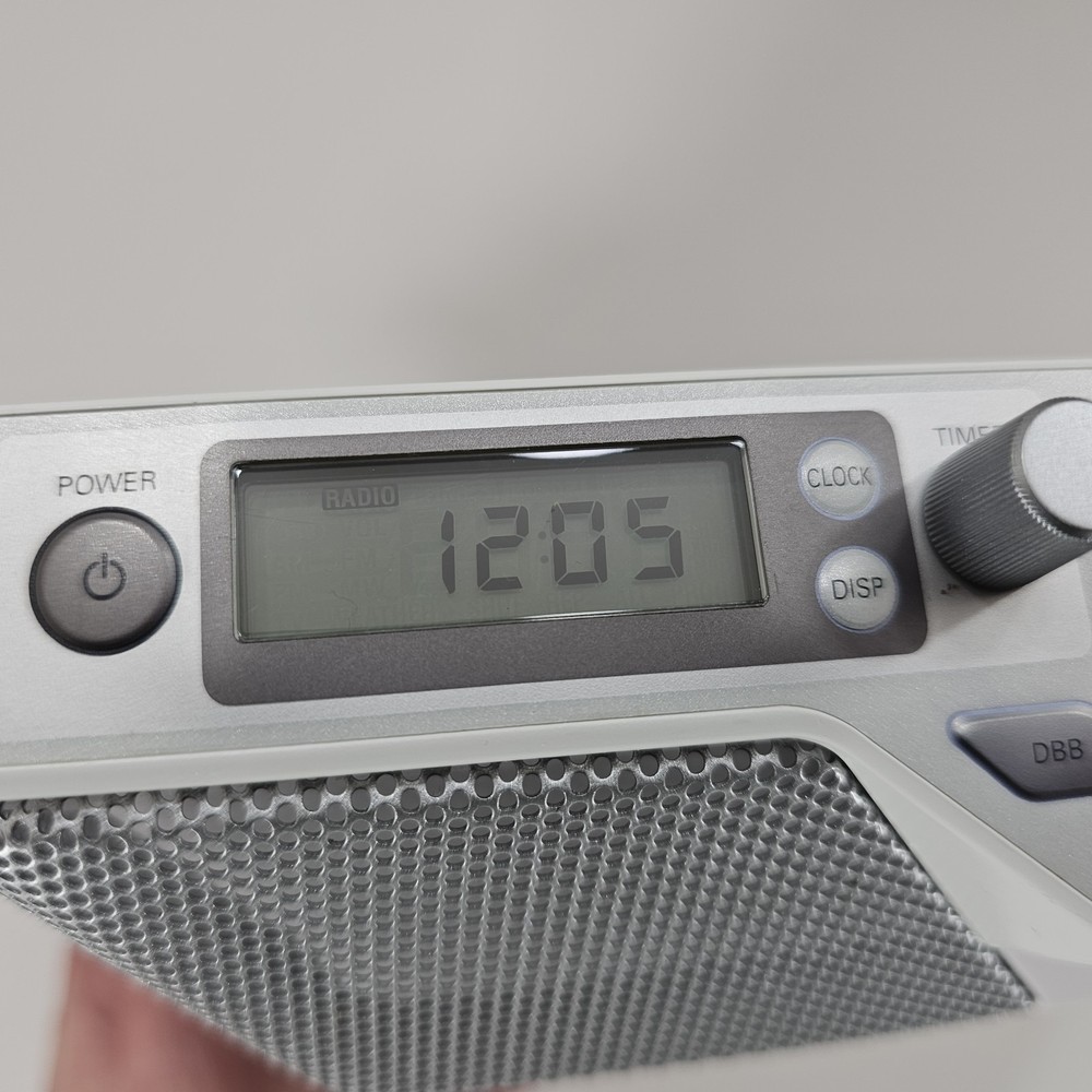Philips AJ6111/37 Under Cabinet CD Clock Radio Kitchen System w Remote Tested