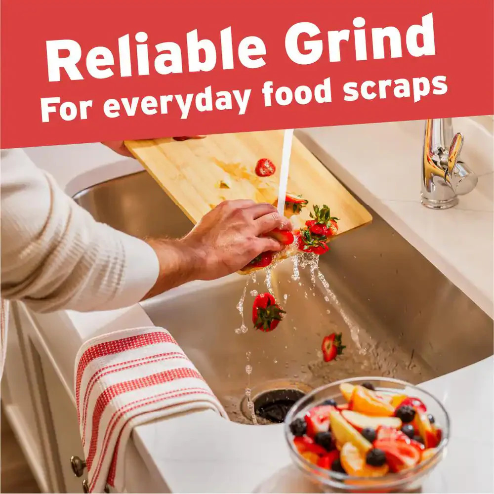 Amana A33-W-C 1/3 HP Continuous Feed Garbage Disposal w/ Cord