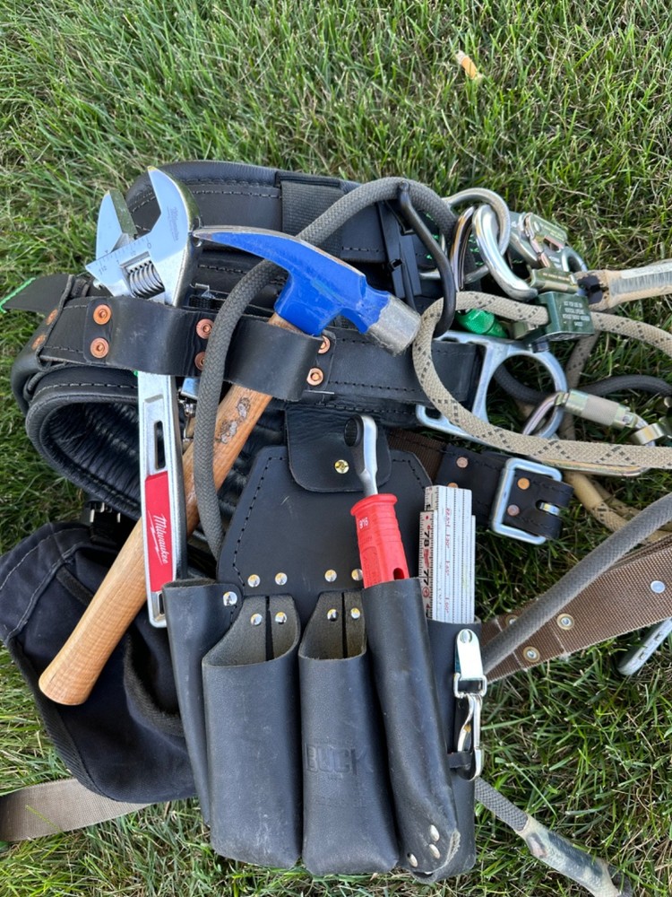 Buckingham lineman pole climbing gear and hand tools