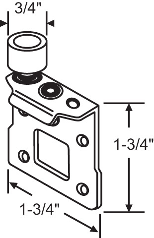 Brixwell 2-65 Plunger Plate plunger Plate With Roller
