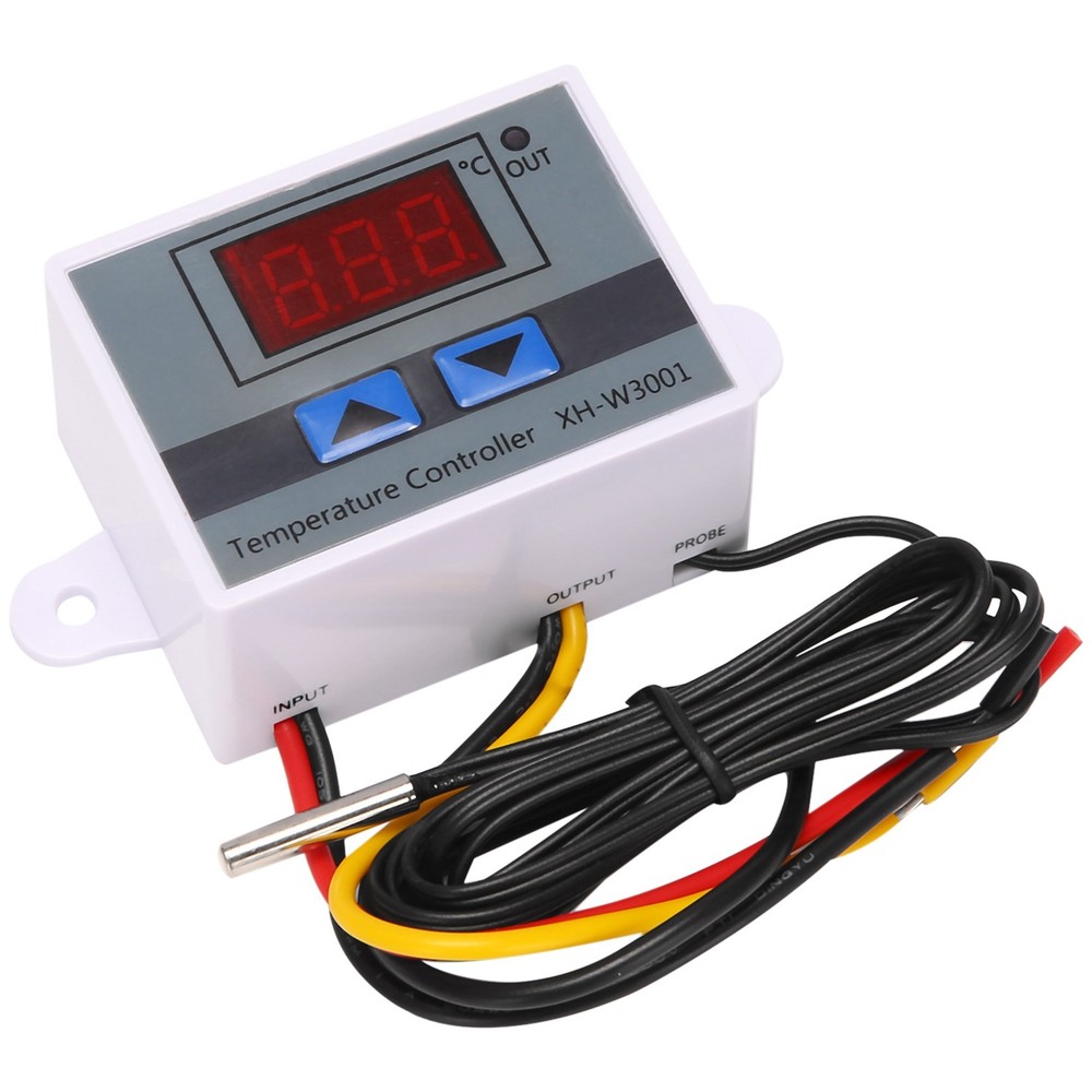 220V Digital LED Temperature Controller 10A Thermostat Control with Switch Di3713