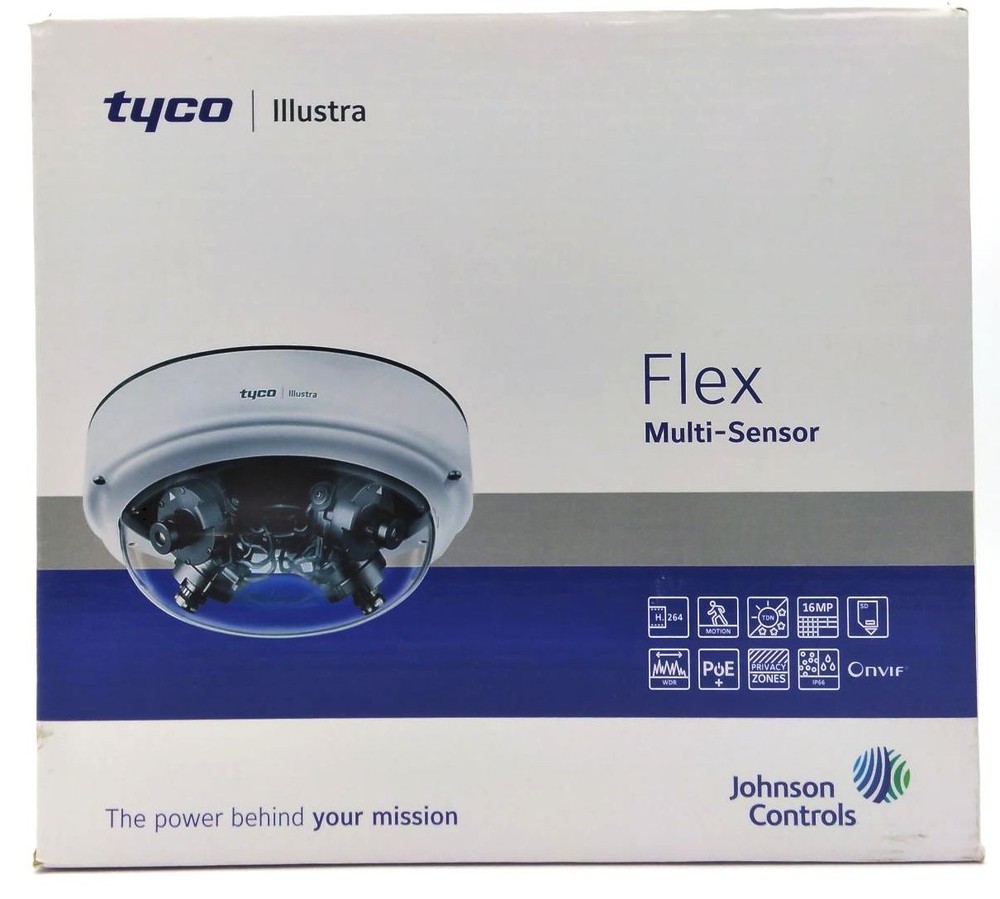 Tyco Illustra IFS16-M10-BT03 Security Camera 360° Flex Multi-Sensor IP Network