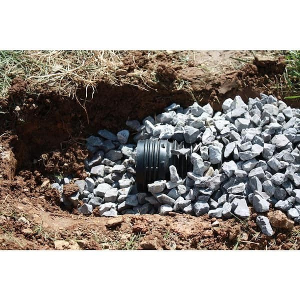 FLEX Drain 4 In. X 50 Ft. Copolymer Perforated Drain Pipe