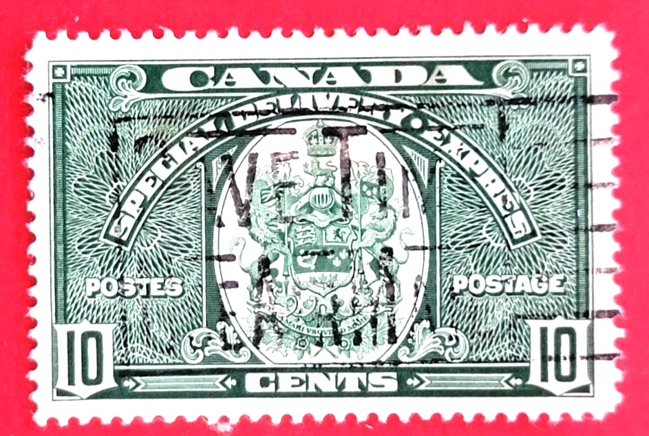 Canada Stamp E7  Special Delivery Stamp  Used