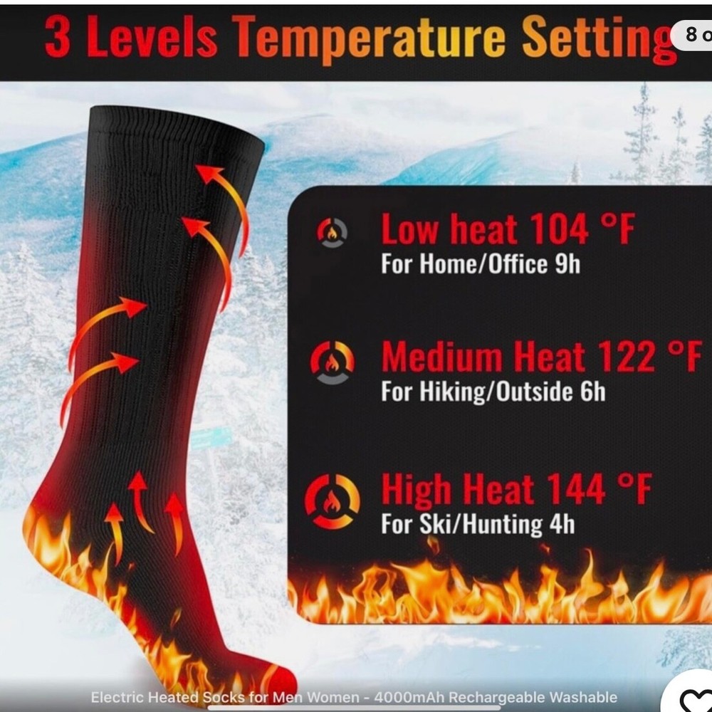 Tomum Heated Socks Soze Med.