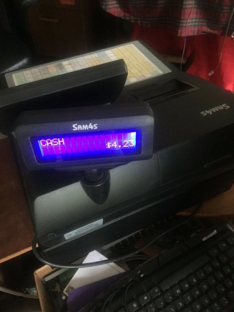 SAM4S SPS-530F Cash Register - Black