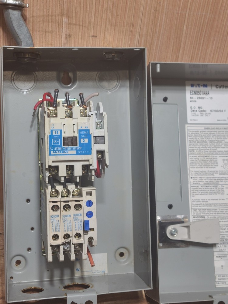 EATON CUTLER HAMMER ECN0501AAA STARTER