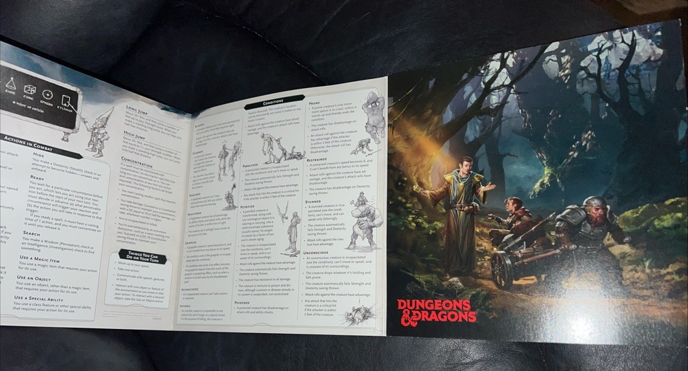 Dungeons and Dragons Dungeon Master's DM Screen Shield