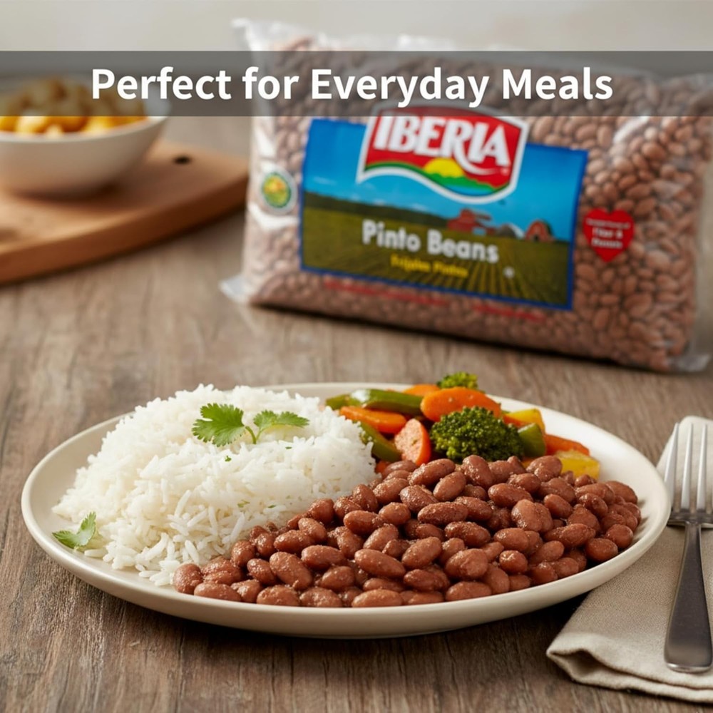 Nutritious 4 lb Pinto Beans - Versatile Plant-Based Ingredient for Healthy Meals
