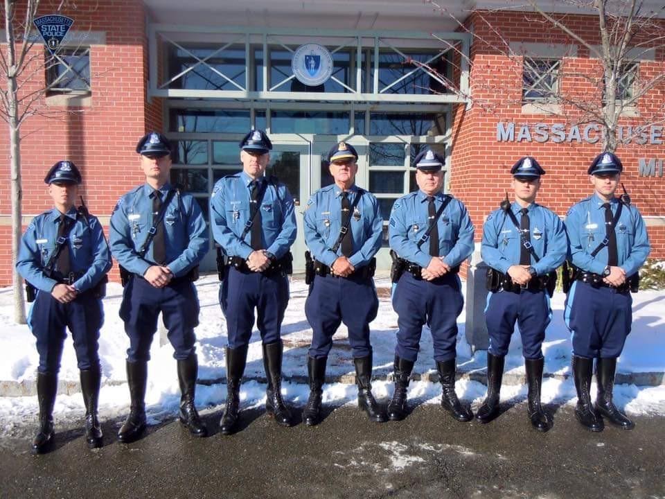 Massachusetts State Police Holiday patch-GP