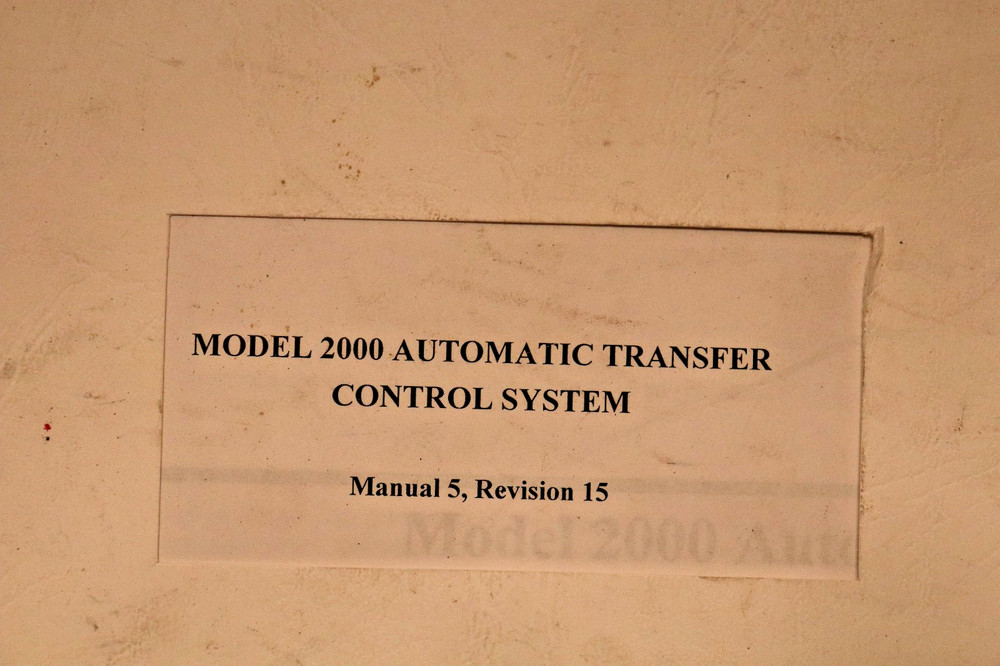 RussElectric Model 2000 Automatic Transfer Control System Manual 5 Revision 15