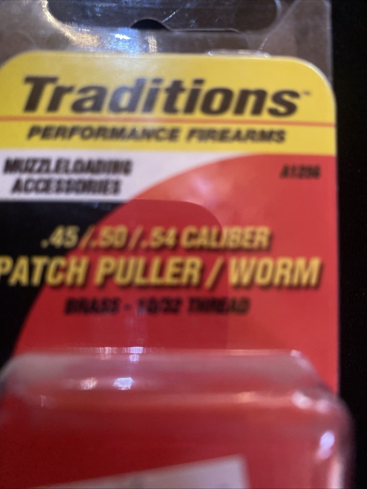NOS Traditions Patch Puller Worm A1256