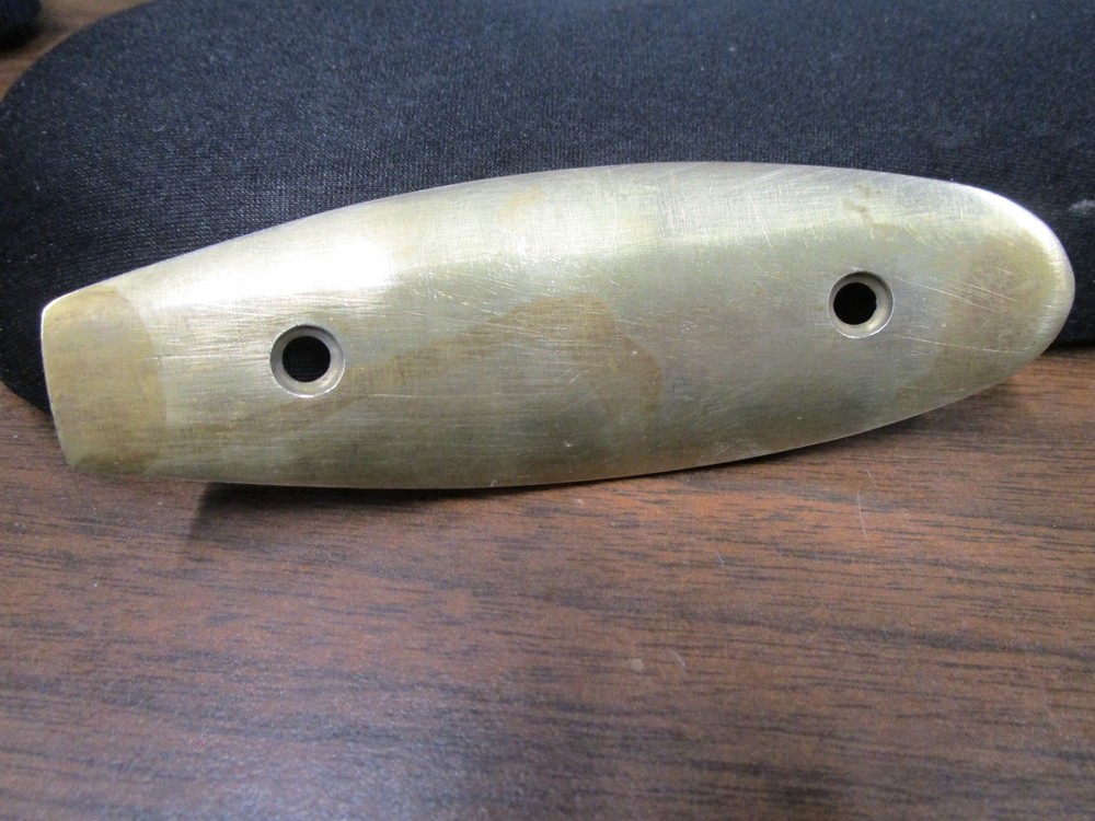 52 Muzzleloader Black Powder CVA Frontier Rifle, Brass Butt Plate with Screws