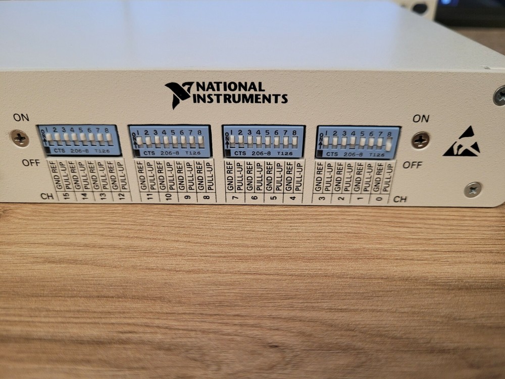National Instruments TC-2095 32-Channel Thermocouple Adapter Input Panel