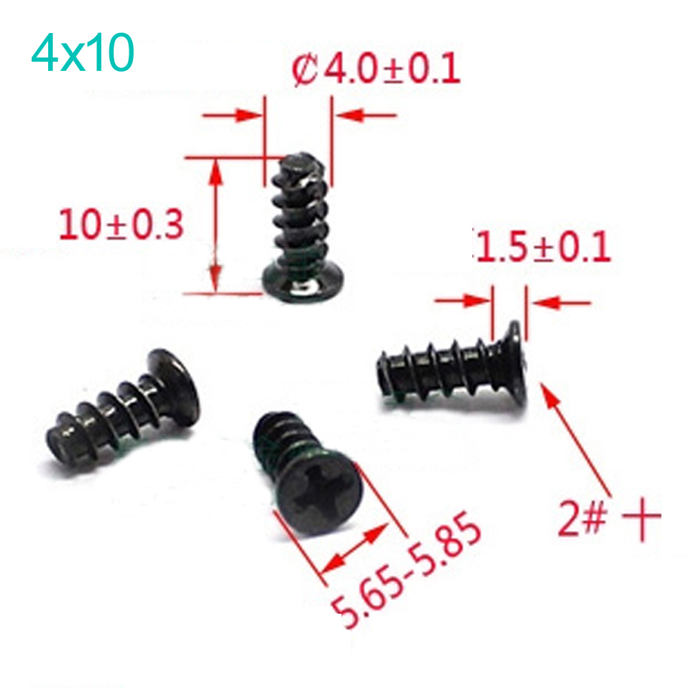 100pcs Durable Screws Computer PC Case Cooling Fan Mount Screws For Fans