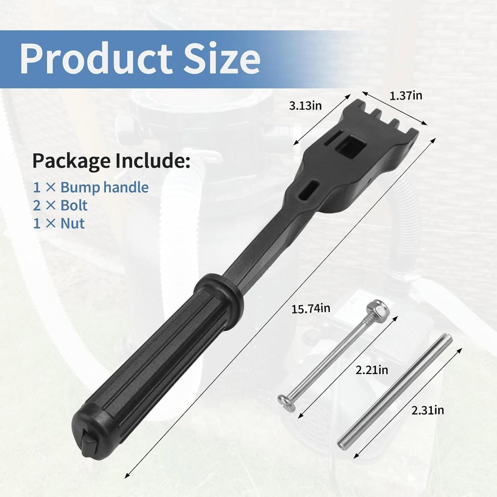 Pool Filter Bump Handle ECX1040 for Hayward Perflex Filter, Bump Handle Assembly