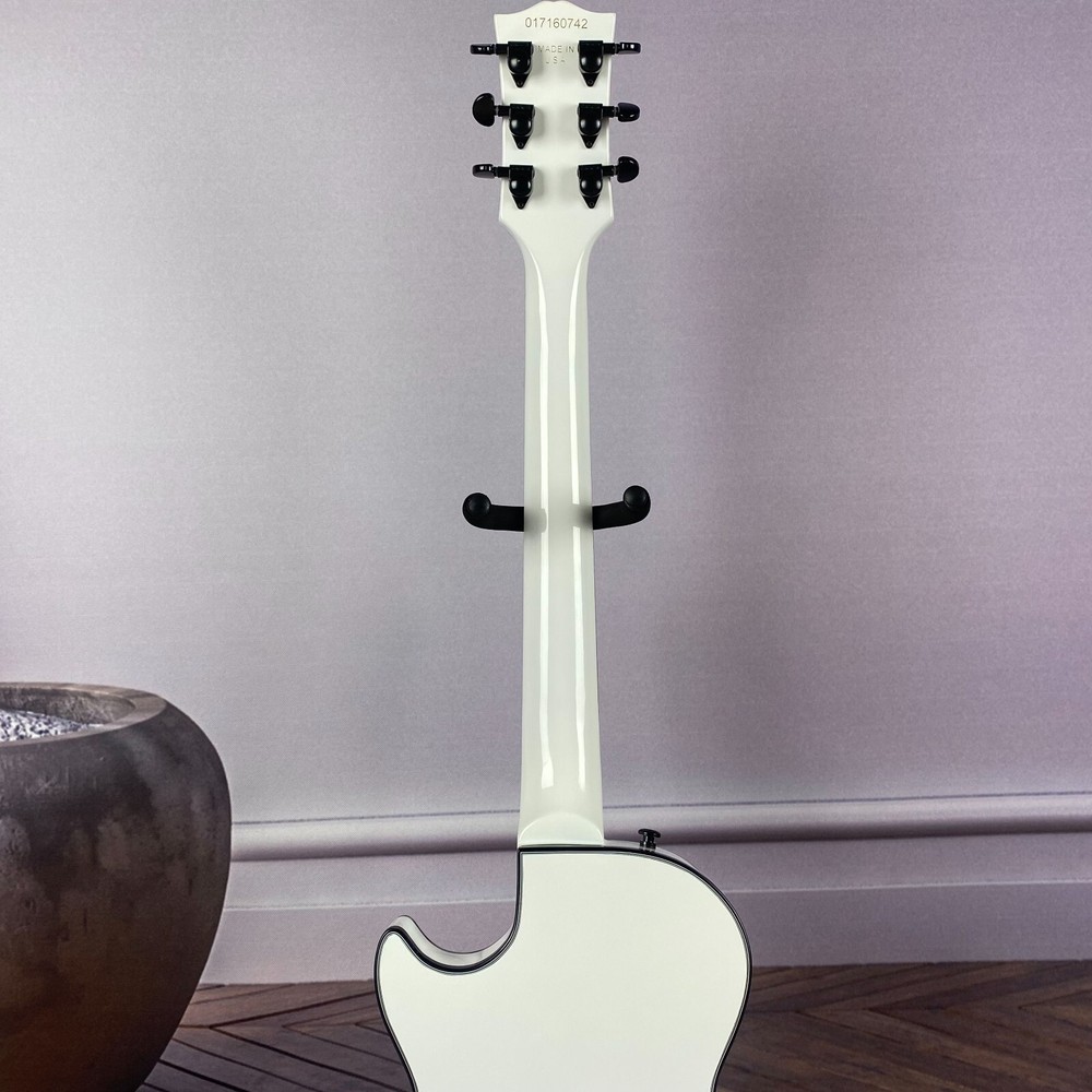 Rosewood Fingerboard 6-String Single Pickup White Electric Guitar 6 strings