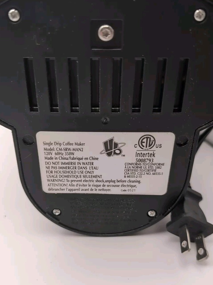 Uncanny Brands Star Wars Mandalorian Single Cup Coffee Maker