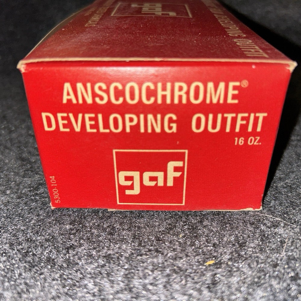 Ansco Anscochrome Developing Outfit 16oz Vintage 1960s
