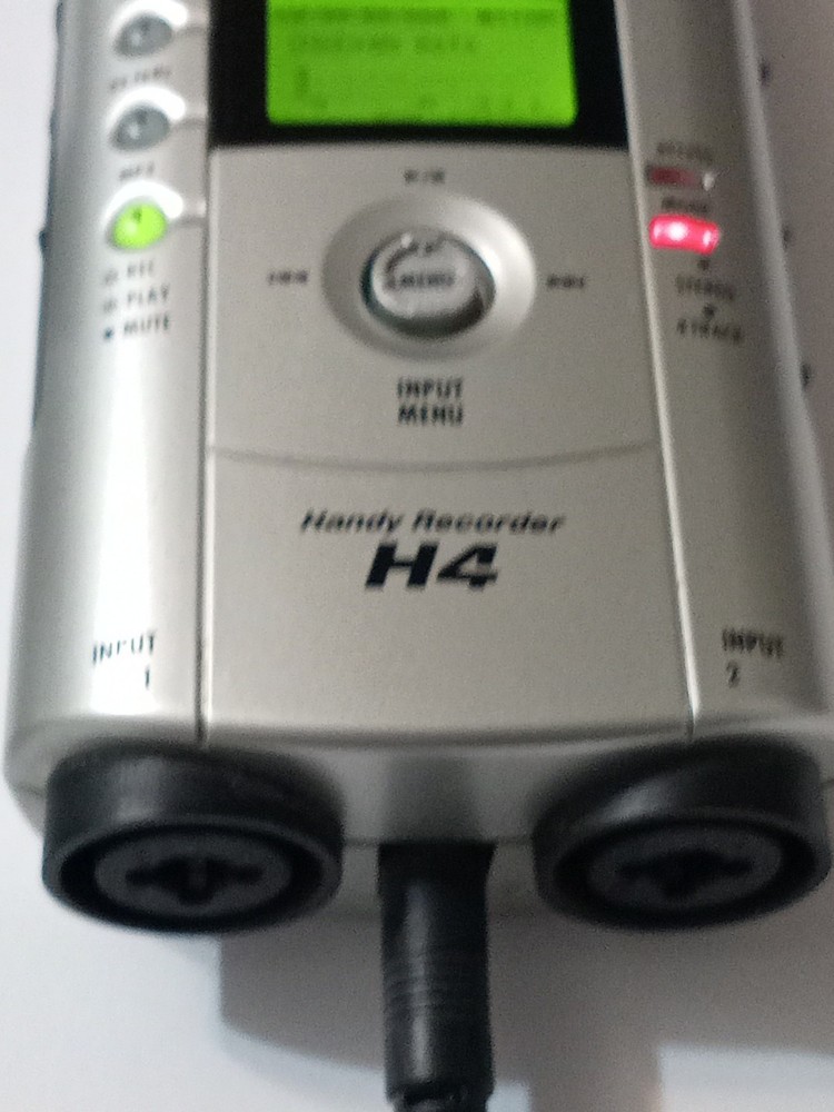 Zoom H4 Handy Digital Recorder + power adapter case memory .
