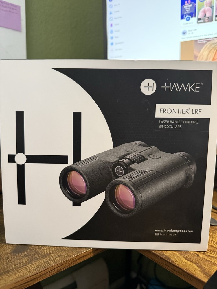 Hawke Optics Green 10x42 Frontier LRF Binoculars