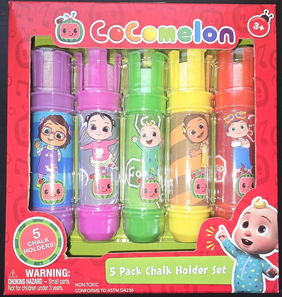 Sunny Days Cocomelon Chalk 5 Pack...60% OFF