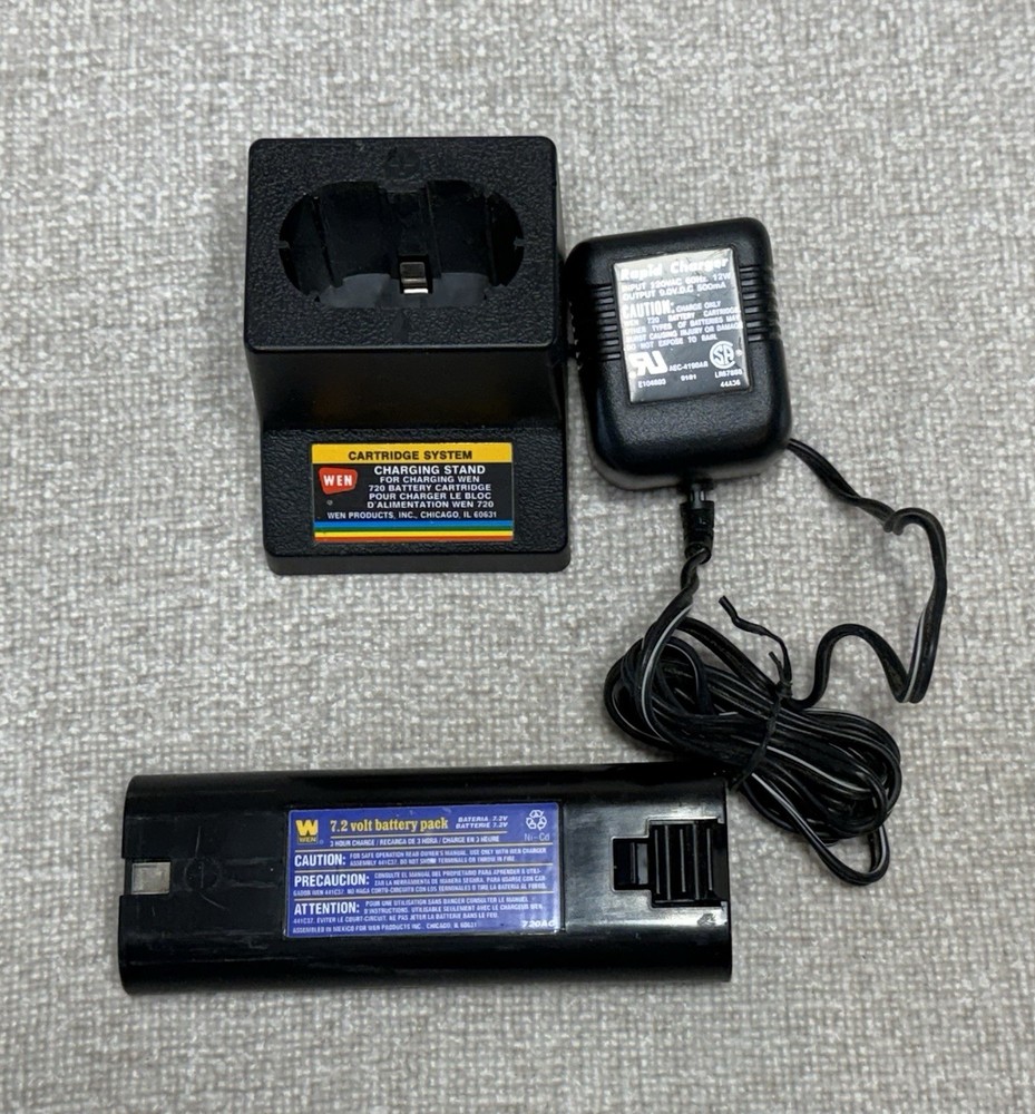 WEN Vintage 7.2 Volt Cordless Power Tools Interchangeable Cartridge System