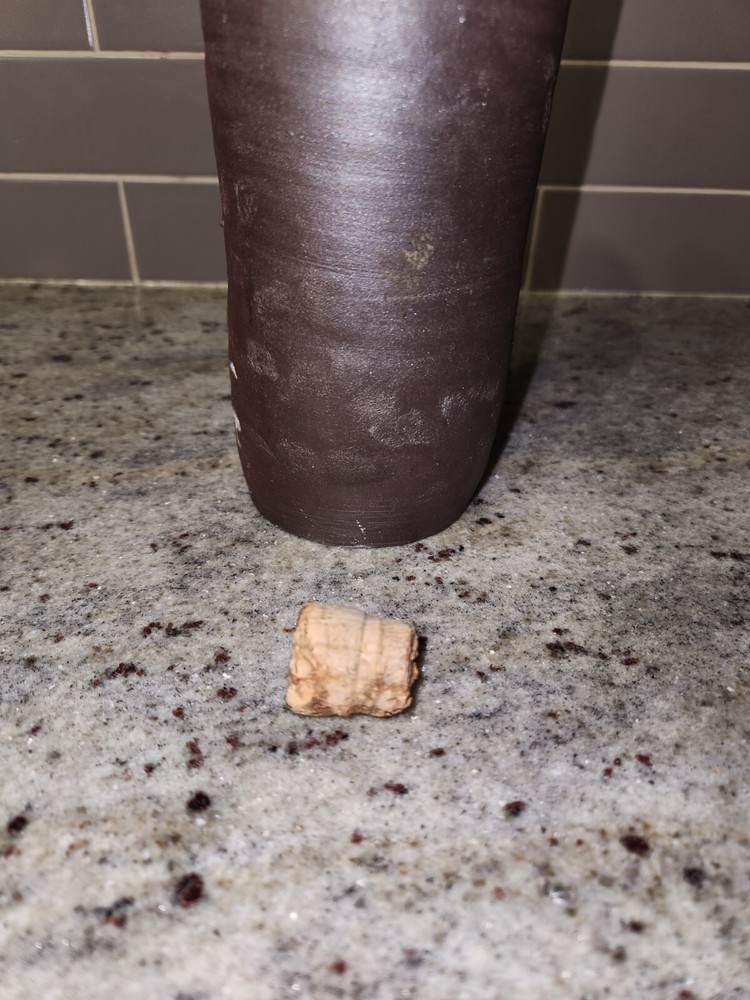 Antique French Earthenware Bottle