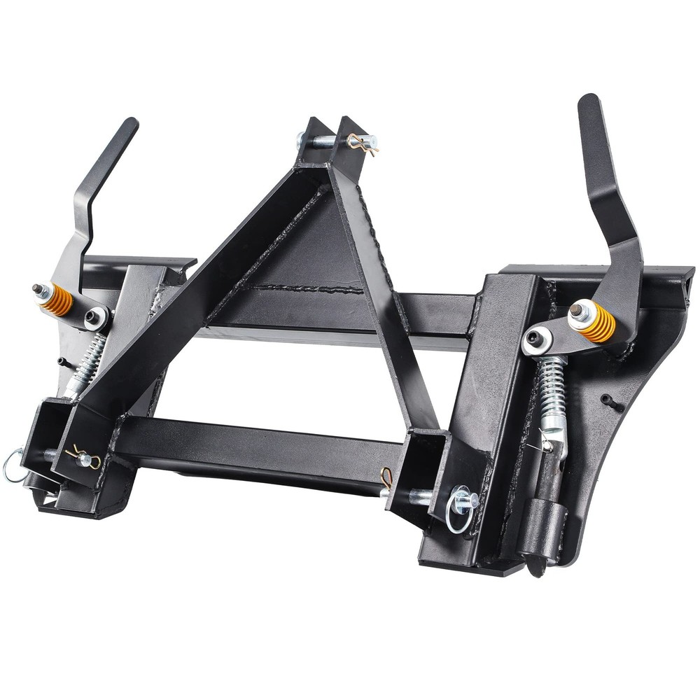 YITAMOTOR Skid Steer 3 Point Quick Tach Adapter for Category 1, Universal Con...