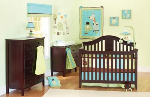 Summer Giggle Gang 8-PC Crib Bedding Set *New*