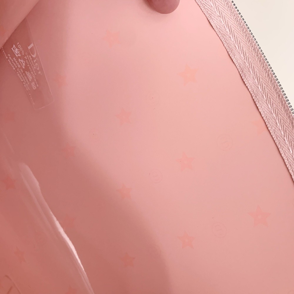 Dior Pink Zippy Cosmetic Pouch