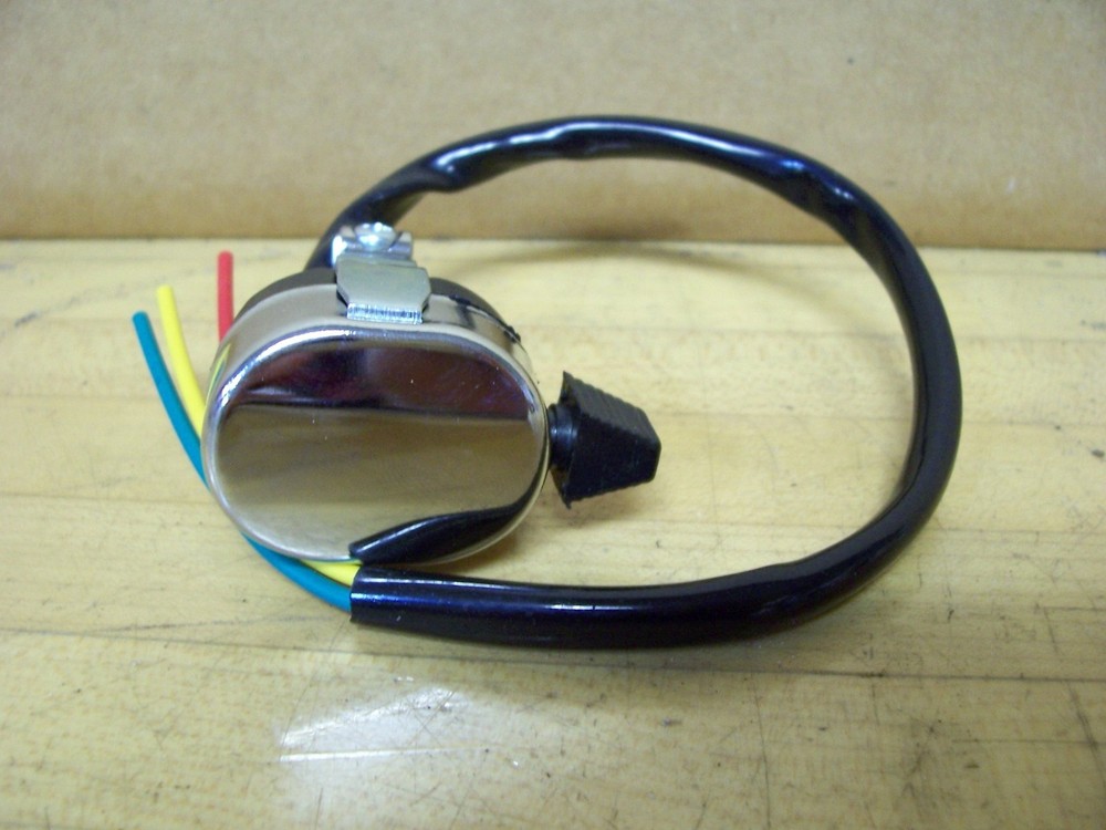 Bobber Chopper Scooter Motorcycle Headlight Light Turn Signal Switch