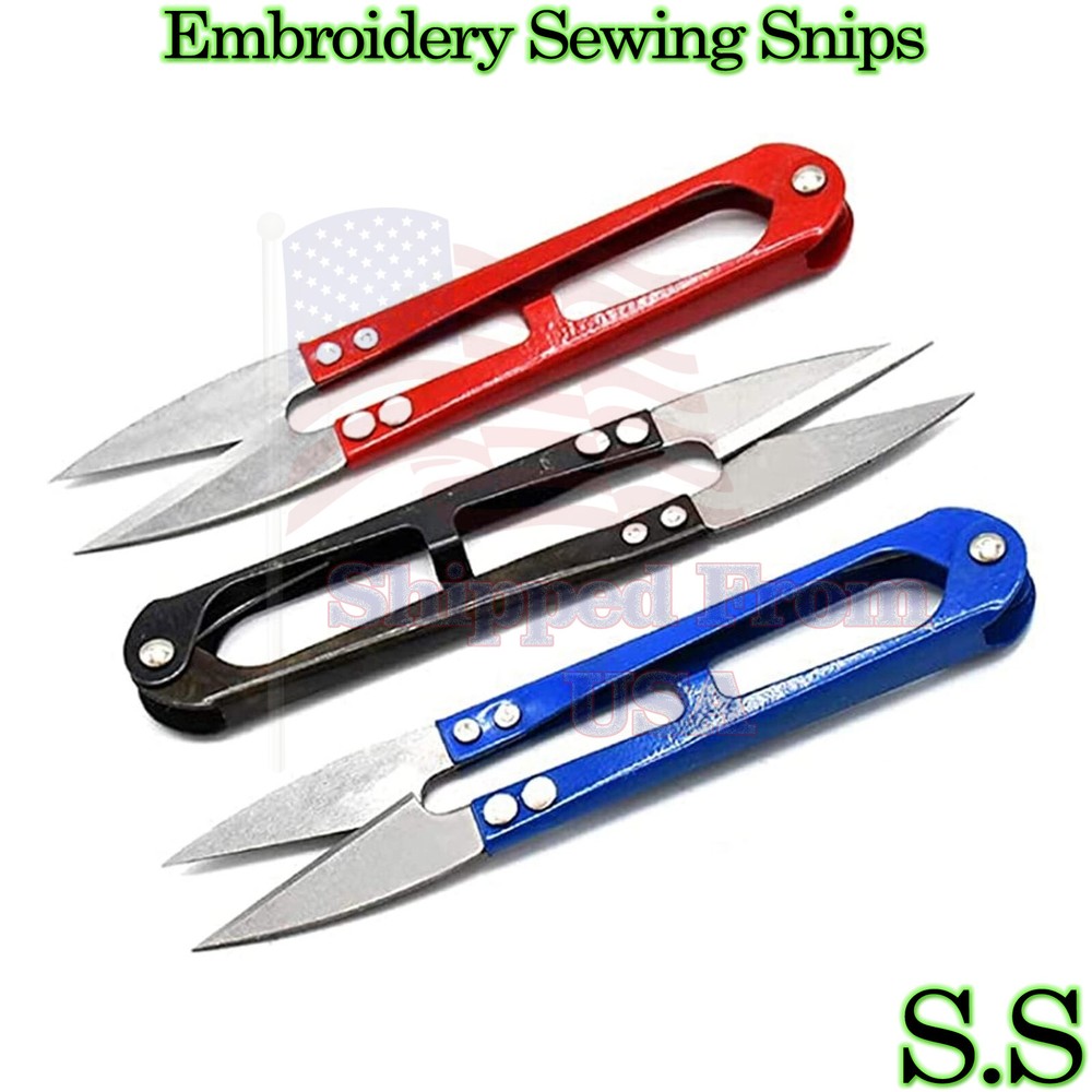 3 Mini Scissors Handheld Snips Sewing Embroidery Thread Wire Trimmer Cutter Tool