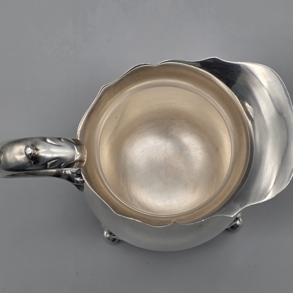 TOWLE SILVERPLATE FOOTED CREAMER AND SUGAR SET PATTERN 2826 & 2827