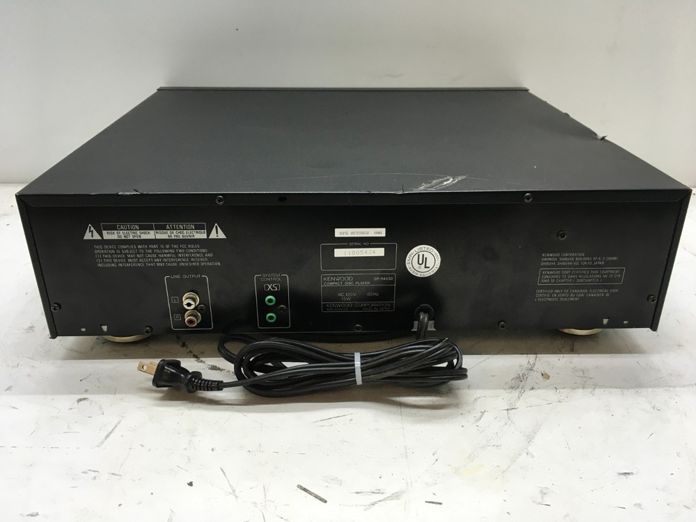 Kenwood DP-R4430 CD Changer - Tested