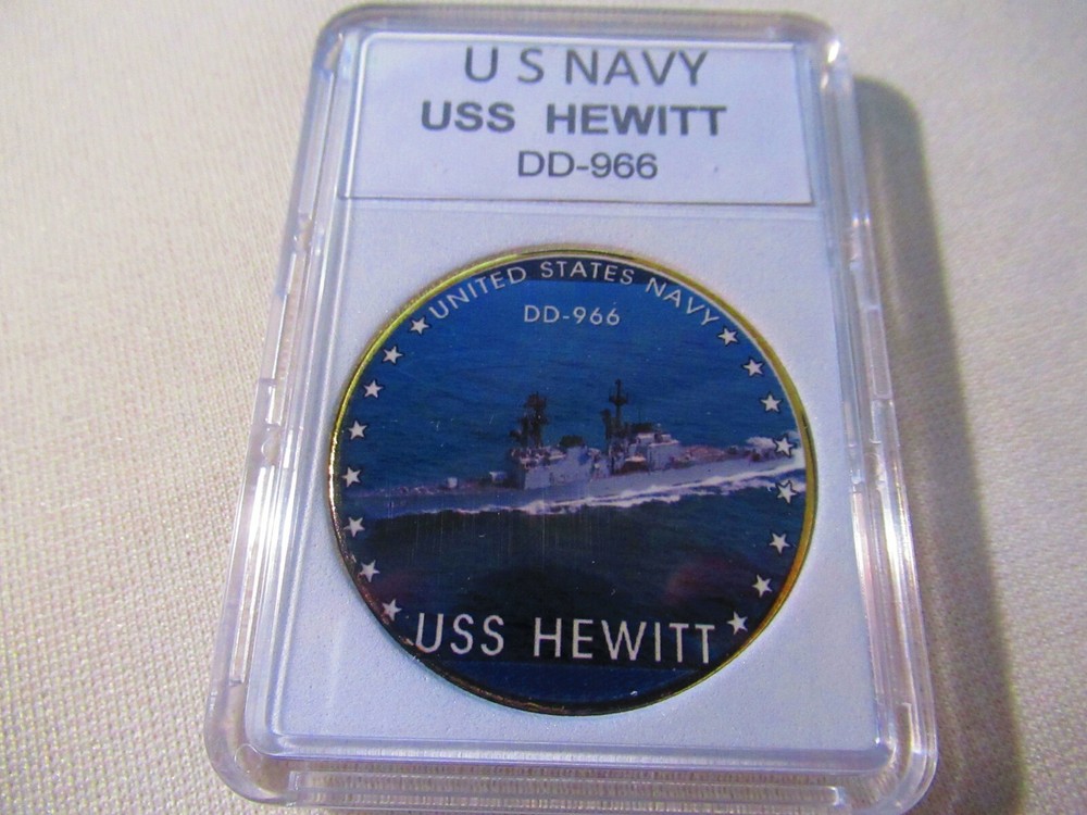 US NAVY - USS Hewitt (DD-966) Challenge Coin
