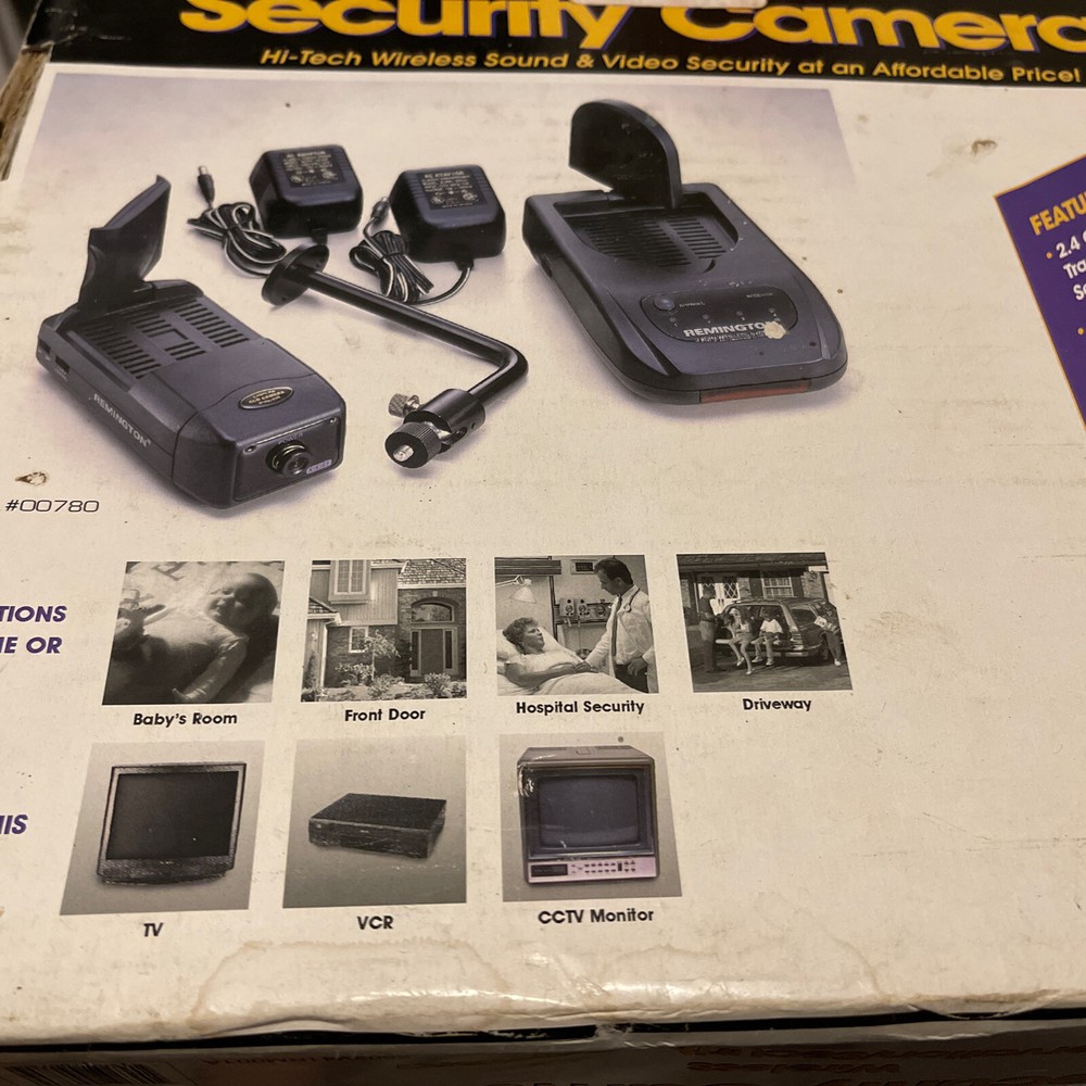 Remington - 2.4 GHZ Wireless Observation System, new open box Security Camera