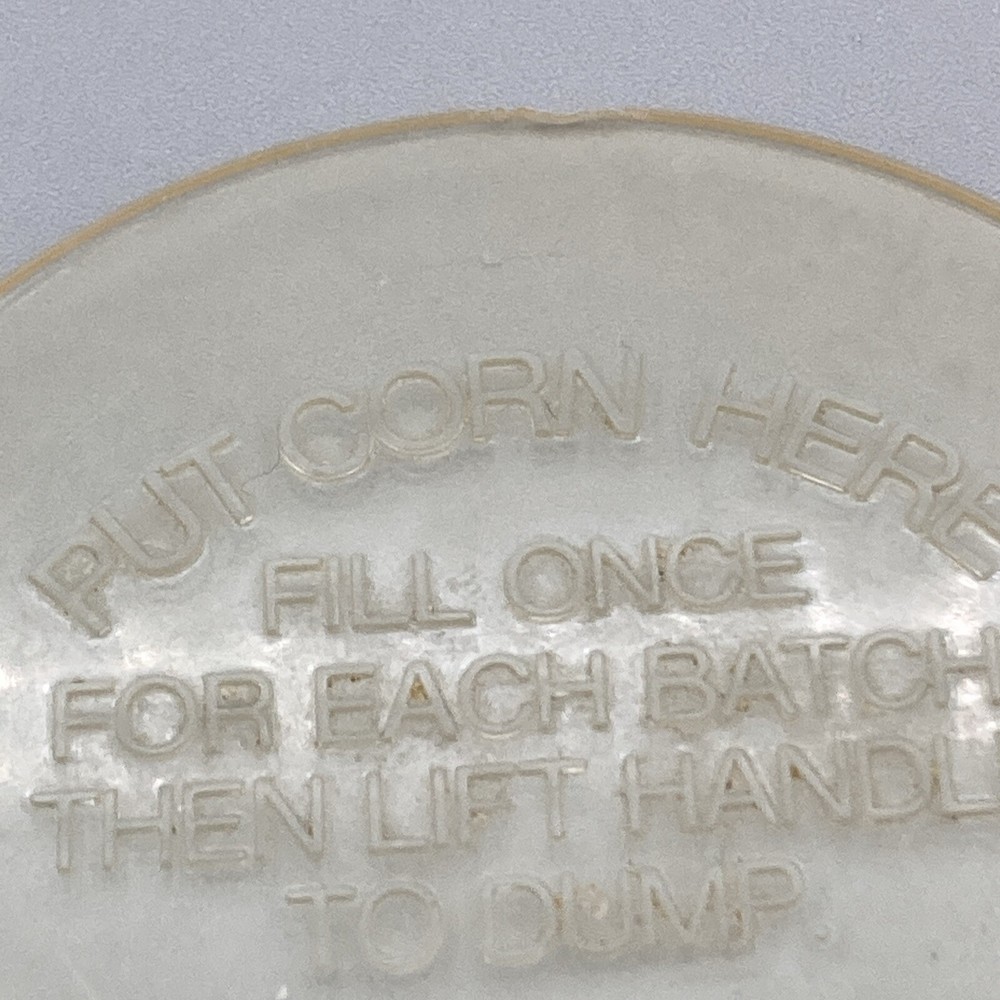 Wear Ever Popcorn Pumper Popper Corn Kernel Tray Handle Replacement Part