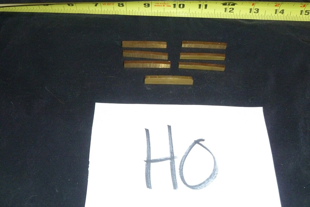 7 Metal Nuts for Guitar - Item HO